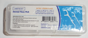 Travel Size Box of 10 Premium Dental Floss Picks - Armonds